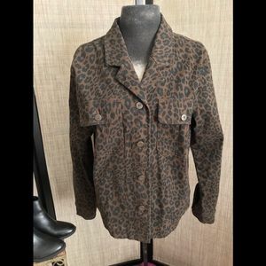 Sanctuary leopard print light jacket